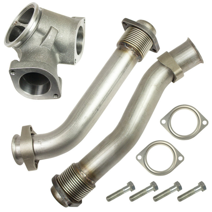 BD Diesel 1043900 UpPipe Kit - Ford 1999.5-2003 7.3L PowerStroke
