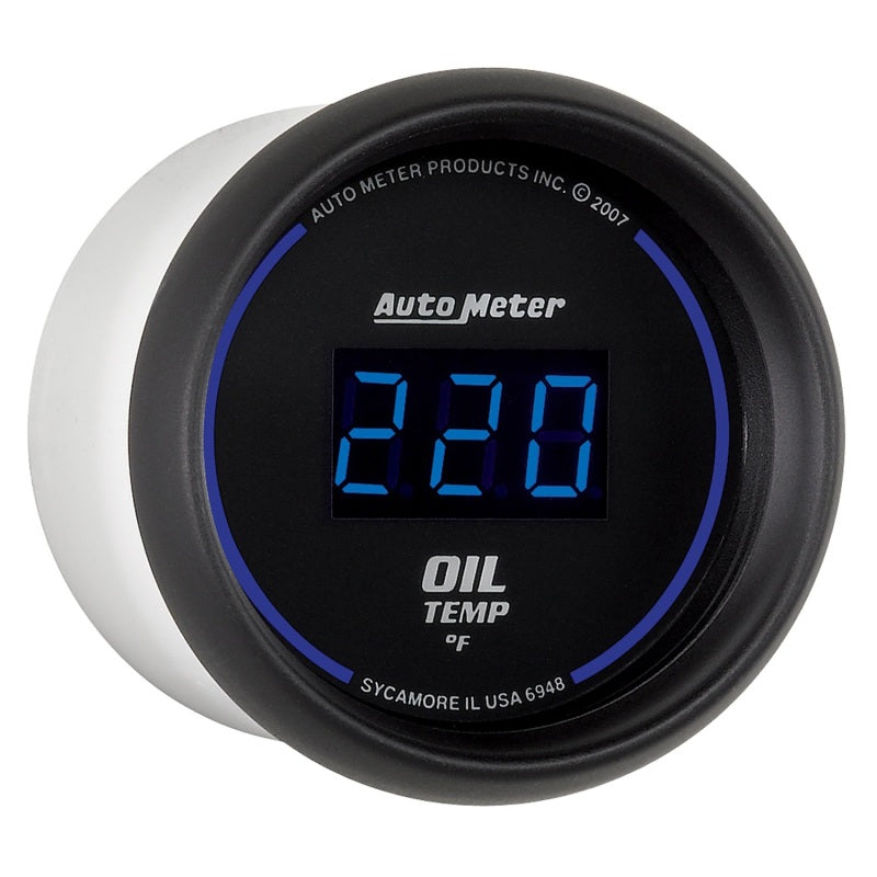 Autometer ATM6948 2-1/16in Cobalt Oil Temp Gauge Digital 340F