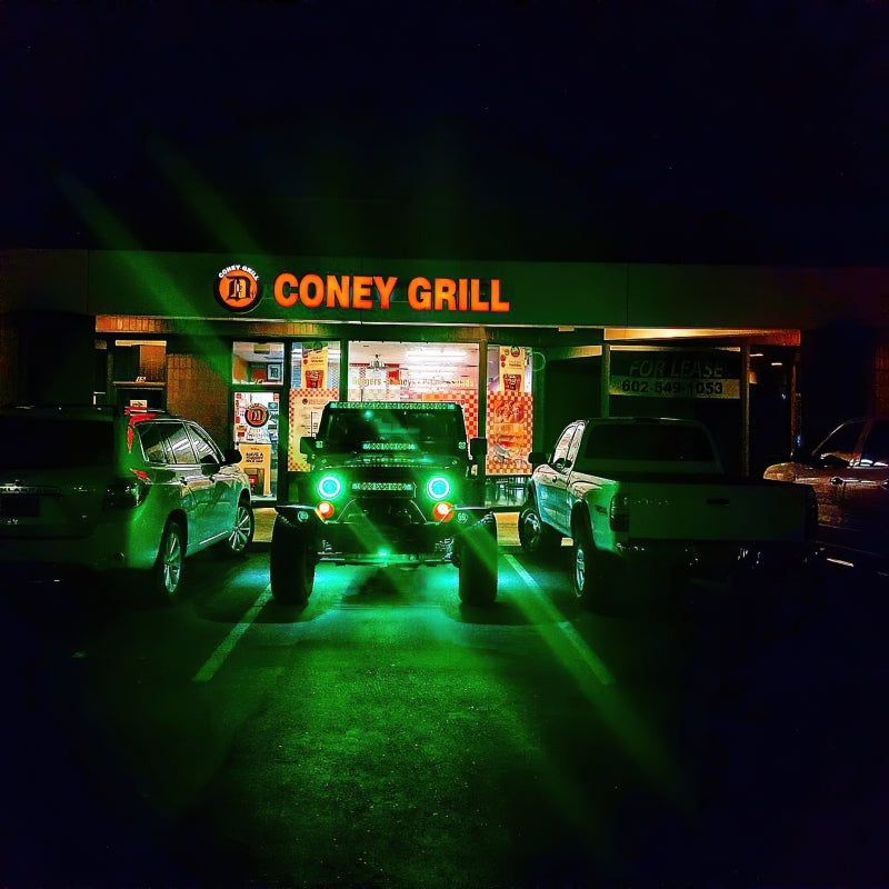 ORACLE Lighting 5769-334 Oracle 7in High Powered LED Headlights - Black Bezel - ColorSHIFT No Controller