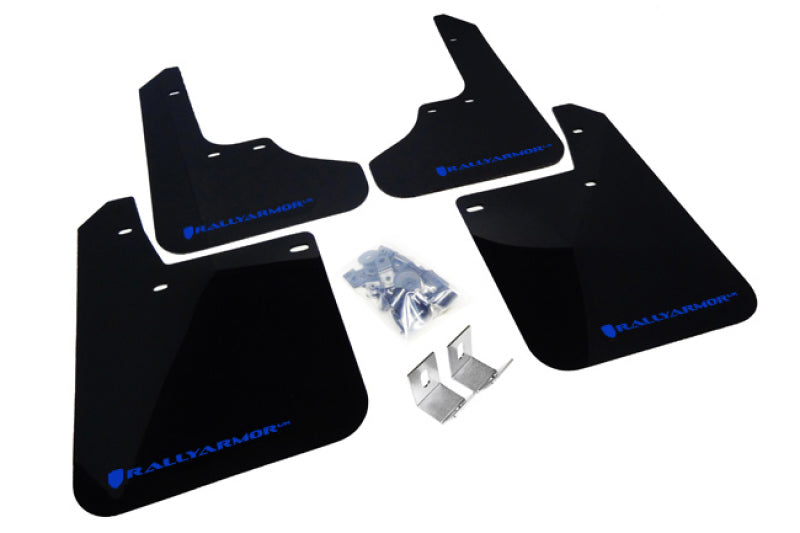 Rally Armor MF2-UR-BLK/BL 93-01 Subaru Impreza RS Black UR Mud Flap w/ Blue Logo