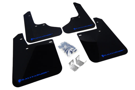 Rally Armor MF2-UR-BLK/BL 93-01 Subaru Impreza RS Black UR Mud Flap w/ Blue Logo