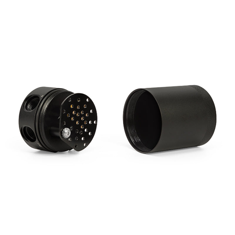Mishimoto MMBCC-F35T-15SBE 15-16 Ford F-150 EcoBoost 3.5L Baffled Oil Catch Can Kit - Black