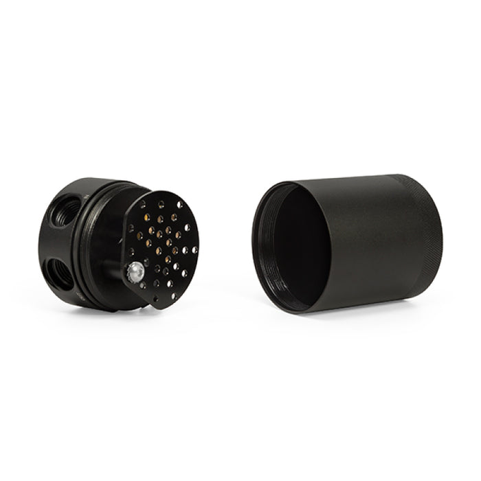 Mishimoto MMBCC-F35T-15SBE 15-16 Ford F-150 EcoBoost 3.5L Baffled Oil Catch Can Kit - Black