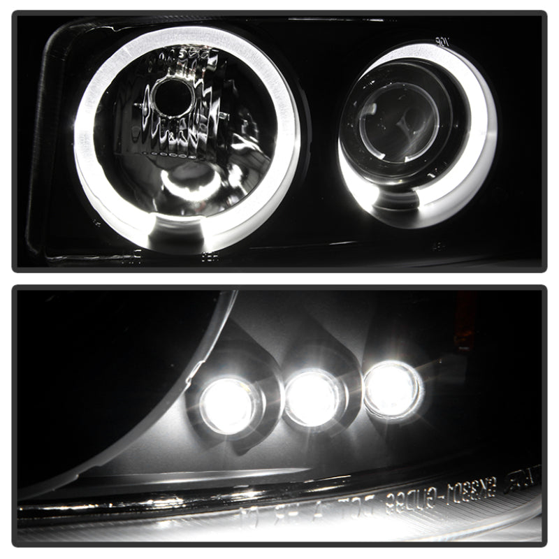 SPYDER 5078292 Spyder GMC Sierra 1500/2500 99-06 Projector Headlights LED Halo LED Blk Smke PRO-YD-CDE00-HL-BSM