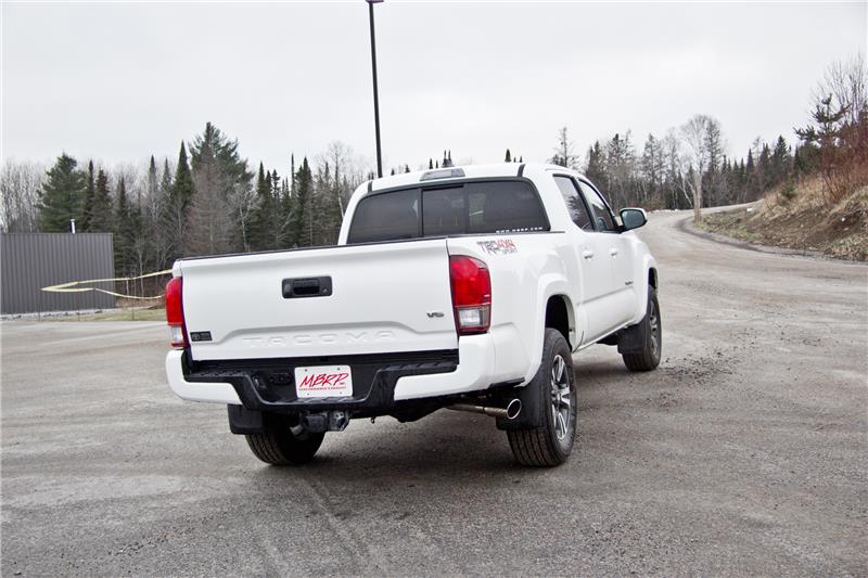 MBRP S5338AL 2016 Toyota Tacoma 3.5L Cat Back Single Side Exit Aluminized Exhaust System