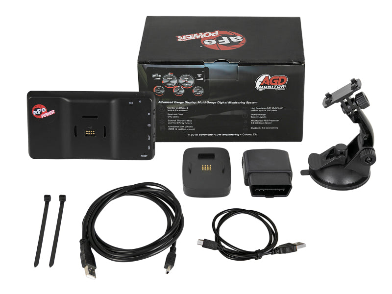 aFe 77-91001 AGD Advanced Gauge Display Digital 5.5in Monitor 08-18 Dodge/RAM/Ford/GM Diesel Trucks