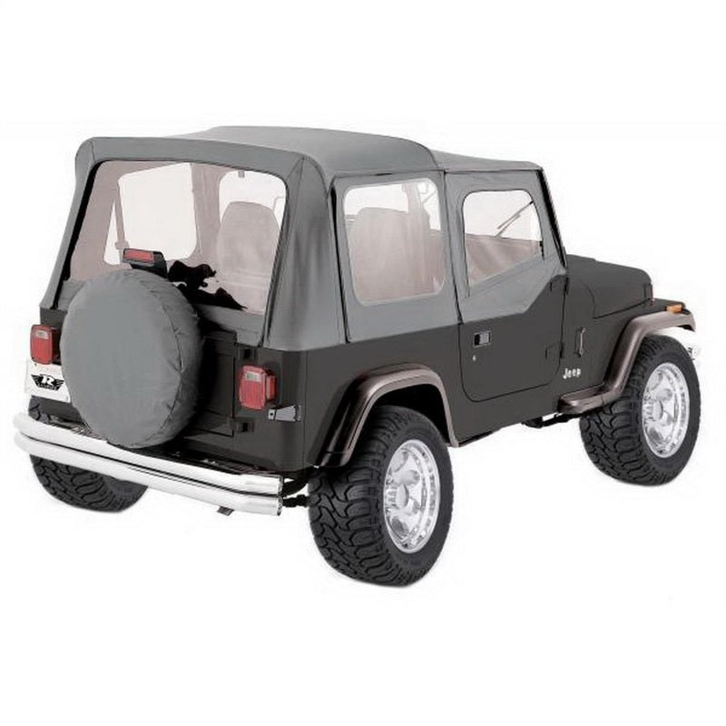 Rampage 68111 1976-1983 Jeep CJ5 Complete Top - Grey Denim