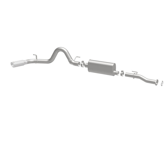 Magnaflow 19291 MagnaFlow Cat-Back 2016 Toyota Tacoma 3.5L V6 SS 3in Single Pass Side Exit Rear 4in Tip