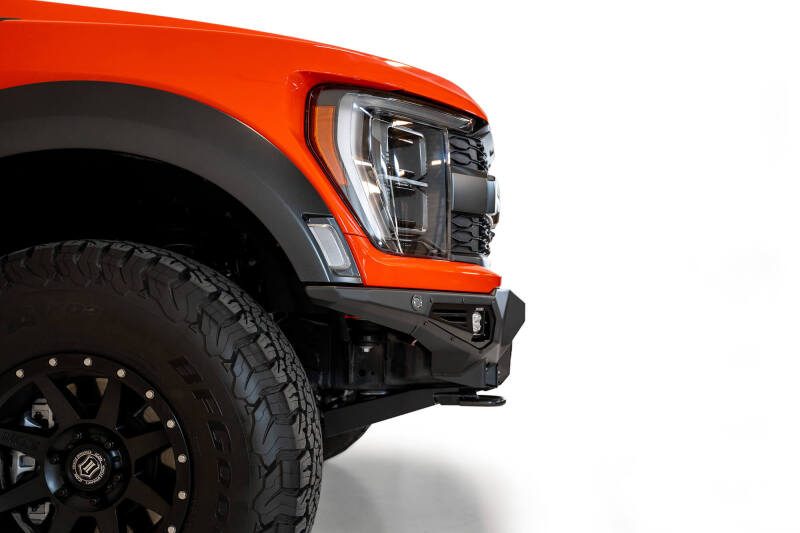 Addictive Desert Designs F210014110103 2021+ Ford Raptor Bomber Front Bumper w/ 4 Rigid 360 6in Light Mounts