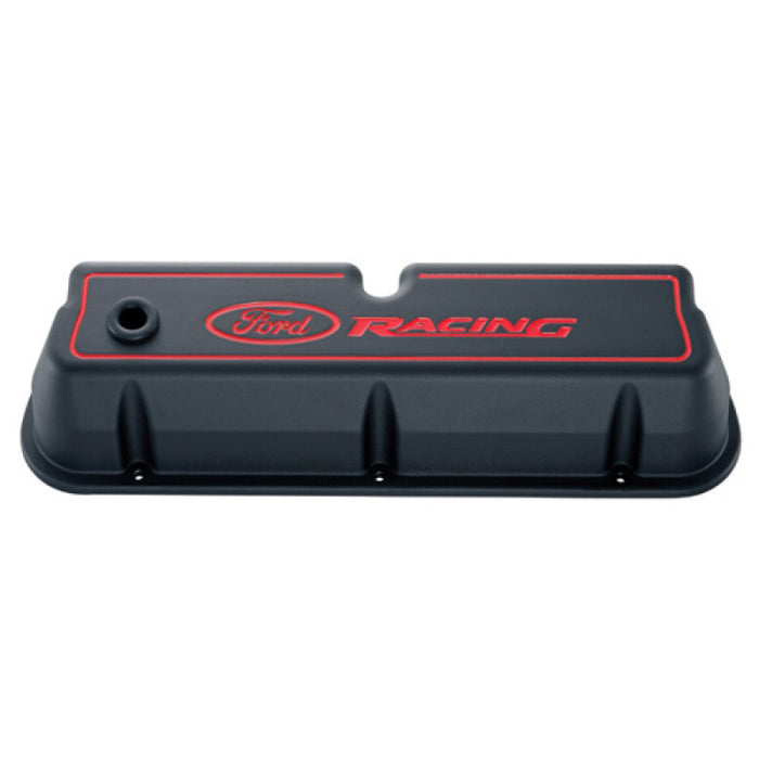 Ford Racing 302-003 Logo Die-Cast Black Valve Covers