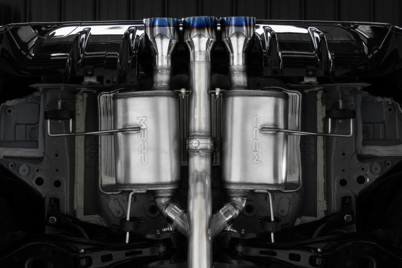 MBRP S49043BE 2024+ Acura Integra Type-R T304 SS 3in Cat-Back Triple Center Outlet Exhaust w/Burnt Tips