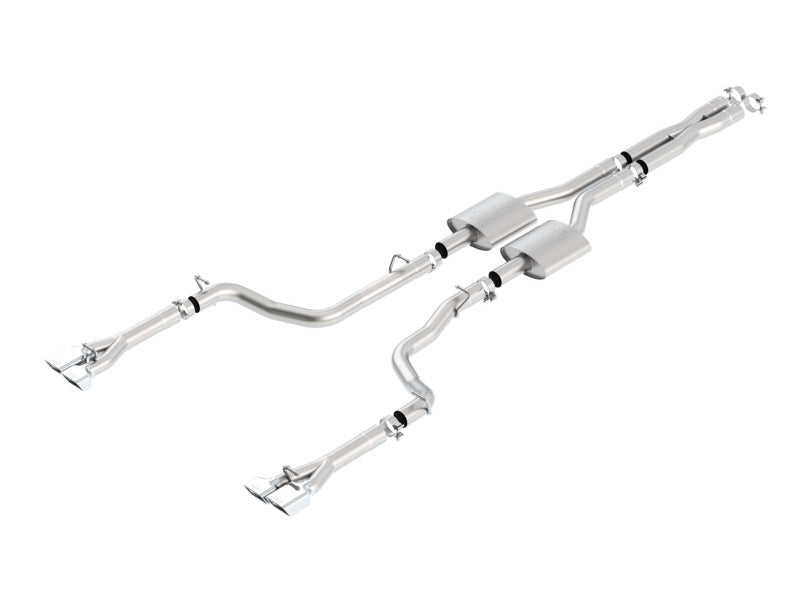 Borla 140436 11 Dodge Challenger SRT8 Coupe AT/MT 5/6spd 6.4L 8cyl ATAK SS Catback Exhaust