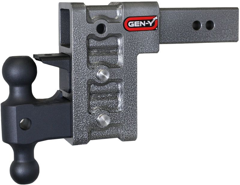 GEN-Y Hitch GH-623 Gen-Y Mega Duty 2.5in Shank 6in Drop 3K TW 21K Hitch w/GH-061 Dual-Ball/GH-062 Pintle Lock