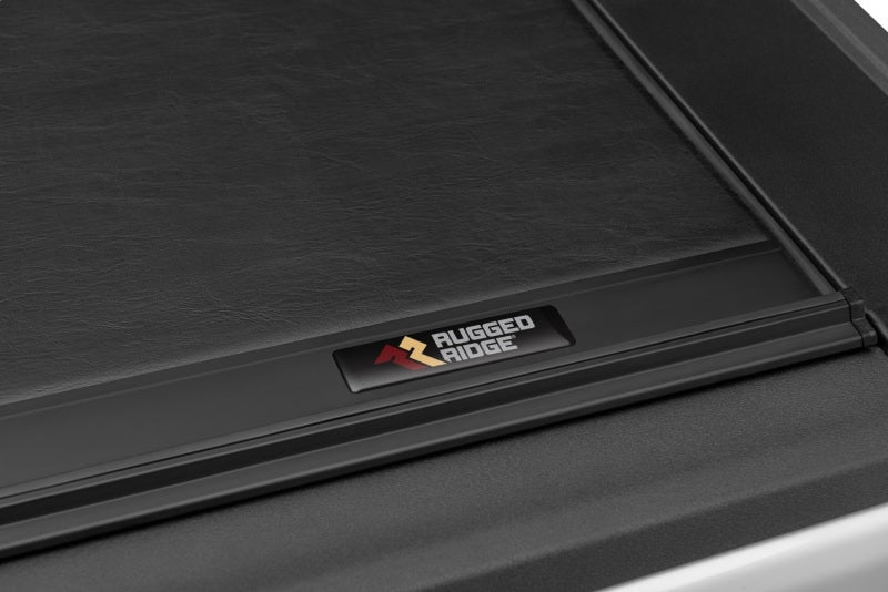 Rugged Ridge 13550.34 Armis Retractable Locking Bed Cover w/o Trail Rails 20-21 Jeep Gladiator JT