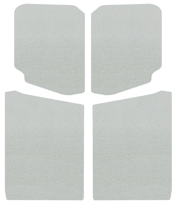 DEI 50190 18-23 Jeep Wrangler JL 2-Door Boom Mat Headliner - 5 Piece - White