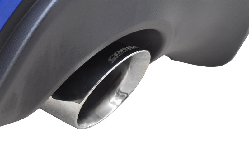 CORSA Performance 14864 Corsa 2012-2025 Scion FRS / Subaru BRZ Polished Sport Cat-Back Exhaust