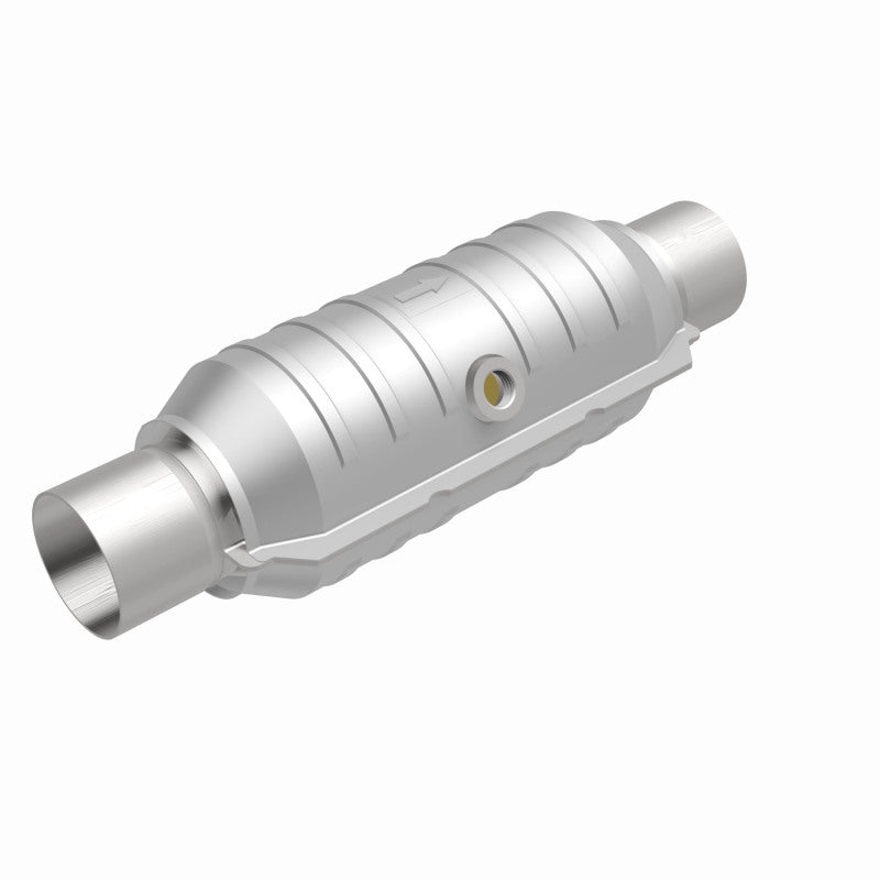 Magnaflow 51356 MagnaFlow Conv Univ 2.5in Inlet/Outlet Center/Center Round 11in Body L x 5.125in W x 15in Overall L