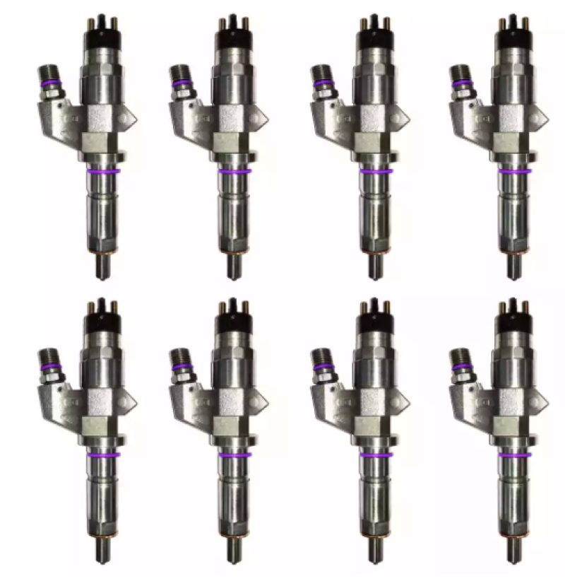 Exergy E01 10102 01-04 Chevrolet Duramax 6.6L LB7 Reman Sportsman Injector - Set of 8