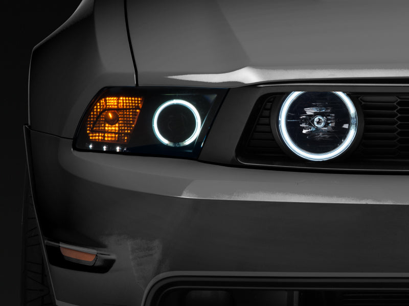 Raxiom 49134 05-12 Ford Mustang GT LED Halo Fog Lights (Smoked)