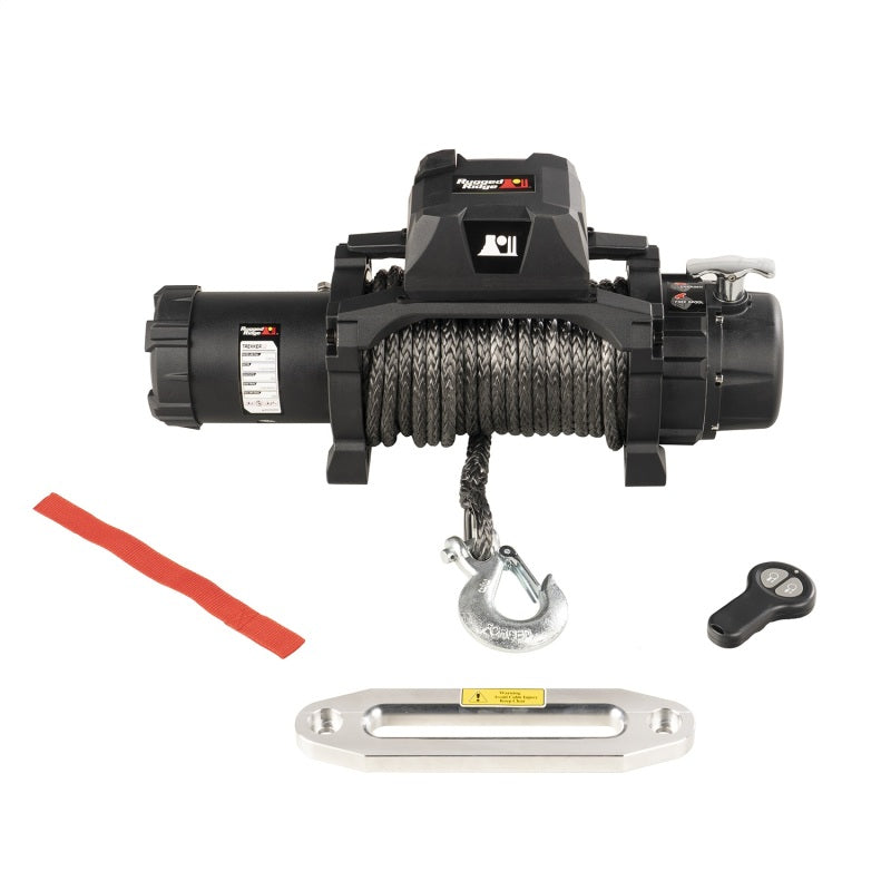 Rugged Ridge 15100.25 Trekker S12.5 Winch 12500lb Rope Wireless