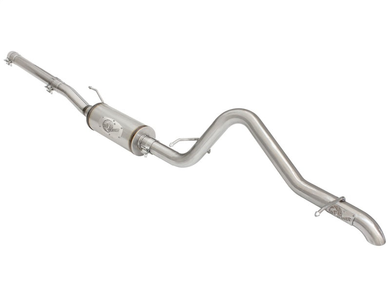 aFe 49-48057 MACHForce XP 2-1/2in SS-409 Cat-Back Exhausts w/ 18in Muffler 07-17 Jeep Wrangler V6-3.6L