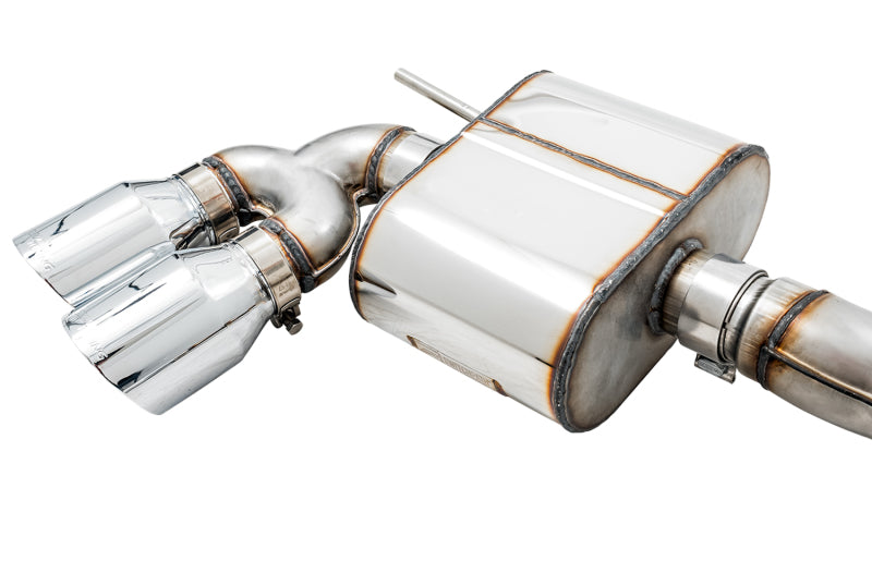 AWE Tuning 3025-42064 Mk7 Golf R SwitchPath Exhaust w/Chrome Silver Tips 102mm