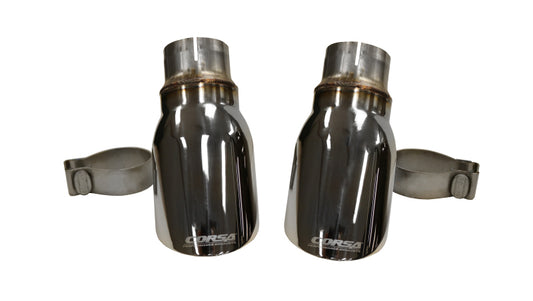 CORSA Performance 14977 Corsa 2015-2016 Dodge Charger R/T w/ Pursuit Valance 2.5in Inlet / 4in Outlet Polished Tip Kit