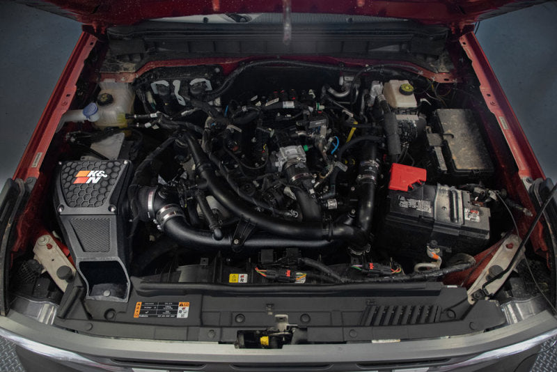 K&N Engineering 30-2619 K&N 21-23 Ford Bronco 2.7L V6 F/I DRYFLOW Performance Air Intake System