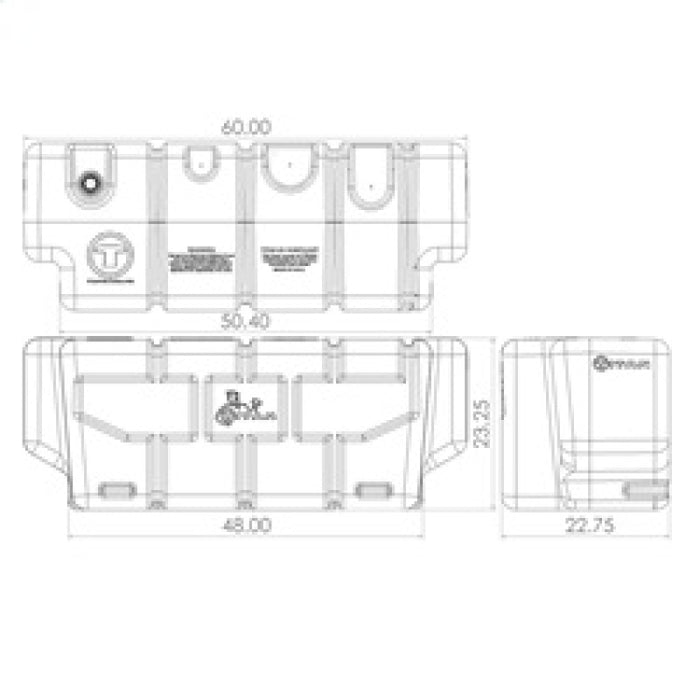 Titan Fuel Tanks 5015100 Universal 100 Gallon In-Bed Transfer Tank