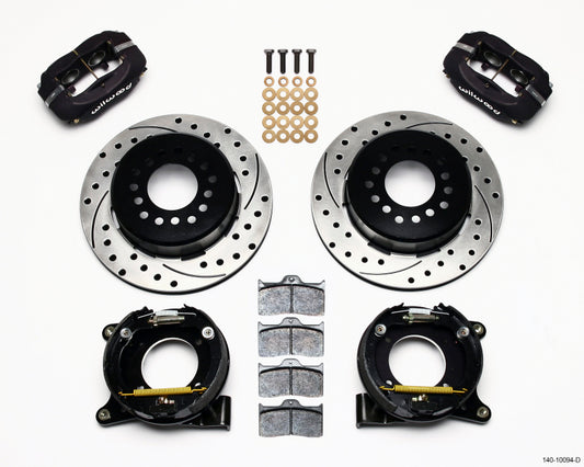 Wilwood 140-10094-D Forged Dynalite P/S Park Brake Kit Drilled Chevy C-10 2.42 Offset 5-lug