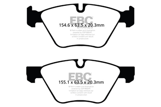 EBC DP41493R 09+ BMW Z4 3.0 (E89) Yellowstuff Front Brake Pads