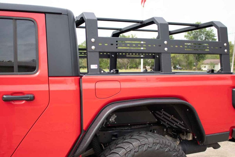 Fishbone Offroad FB21219 20+ Jeep Gladiator Bed Rack Full Tackle Rack - Black Powdercoat