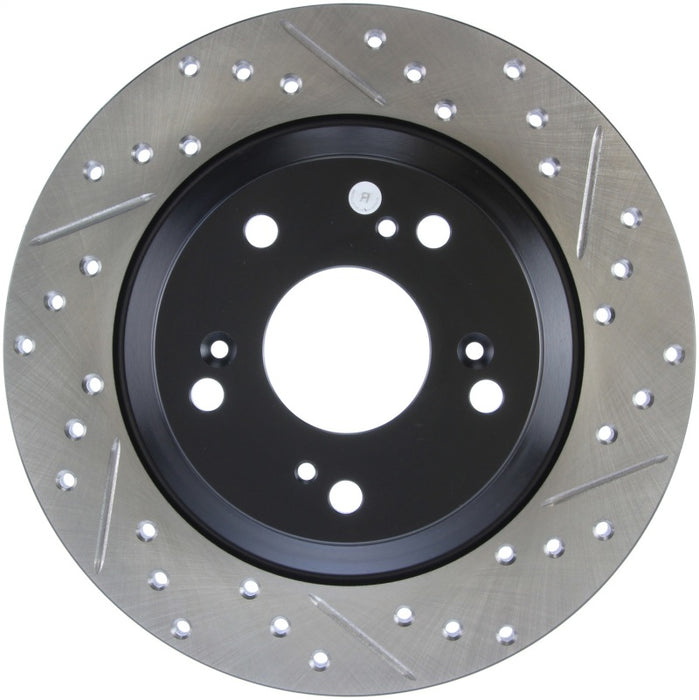 Stoptech 127.40050L StopTech 00-09 S2000 Slotted & Drilled Left Rear Rotor
