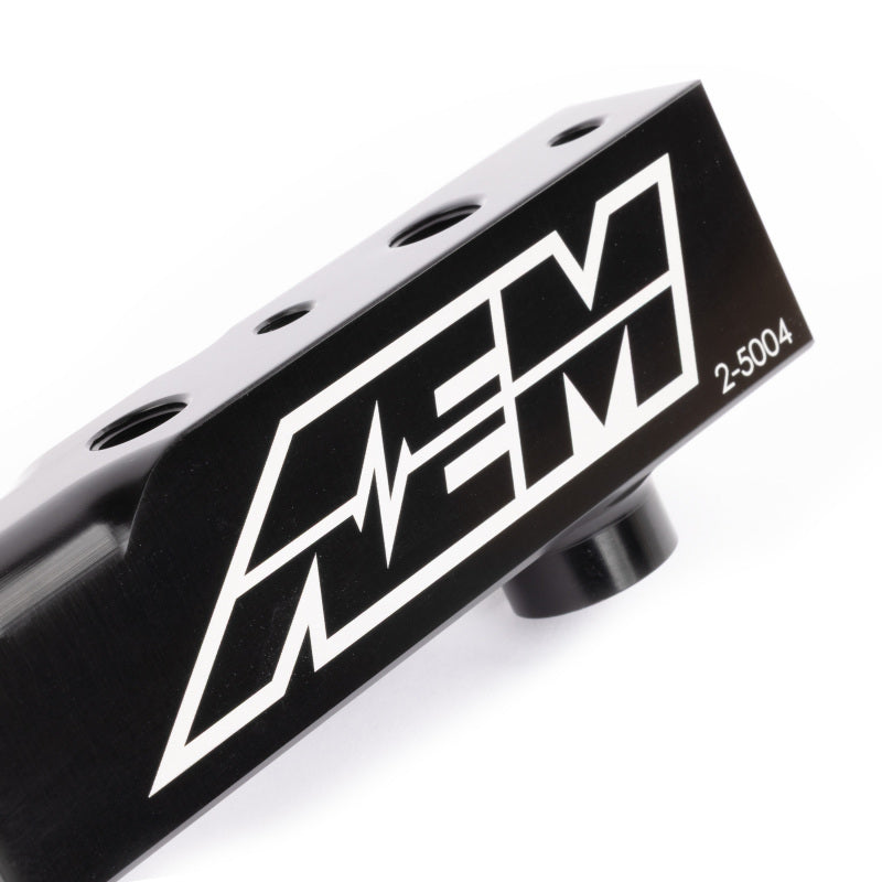 AEM 25-104BK 90-93 Accord DX/LX/SE/EX & 92-01 Prelude S/Si/Si VTEC Black Fuel Rail