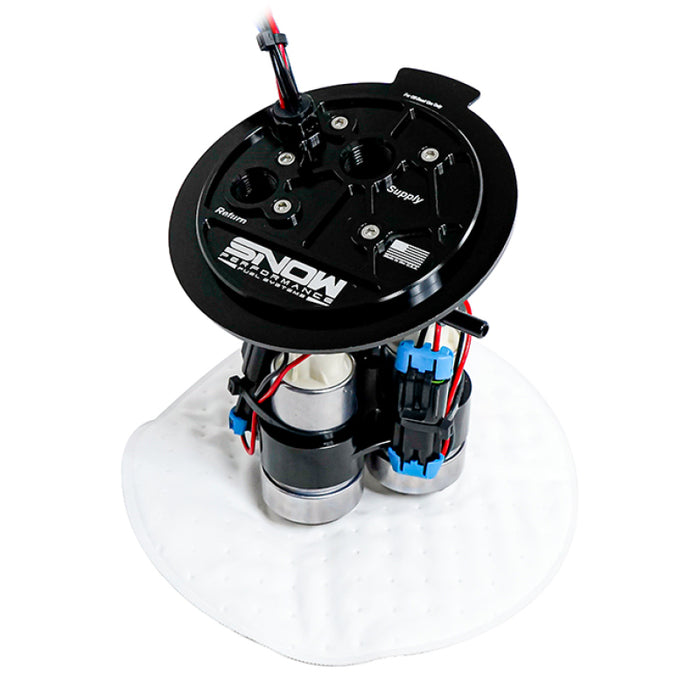 Snow Performance SNF-52410R 2005+ Dodge Charger / 2005+ Dodge Challenger Race Fuel Hat - Dual Pump