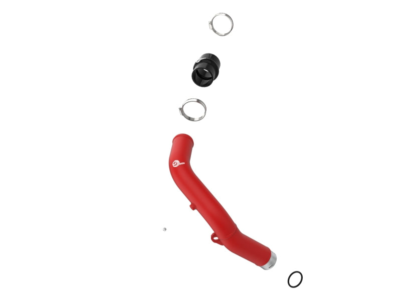 aFe 46-20668-R BladeRunner 2-1/2 IN Aluminum Hot Charge Pipe Red 22-23 Subaru WRX H4-2.4L (t)