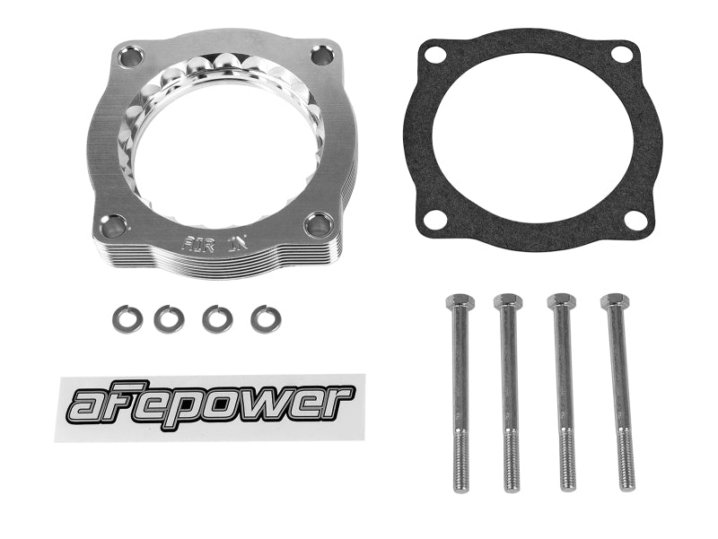 aFe 46-31002 Silver Bullet Throttle Body Spacers TBS BMW 335i (N54) 07-11 135i/535i 08-10 L6-3.0L (tt)
