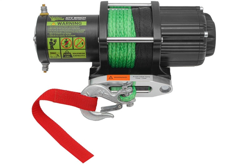 Voodoo Offroad P000025 Summoner 4500lb UTV Winch w/ 50ft Synthetic Rope