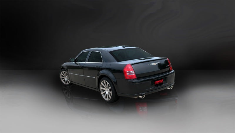 CORSA Performance 14440 Corsa 2005-2010 Dodge Charger No Towing Hitch SRT-8 6.1L V8 Polished Xtreme Cat-Back Exhaust