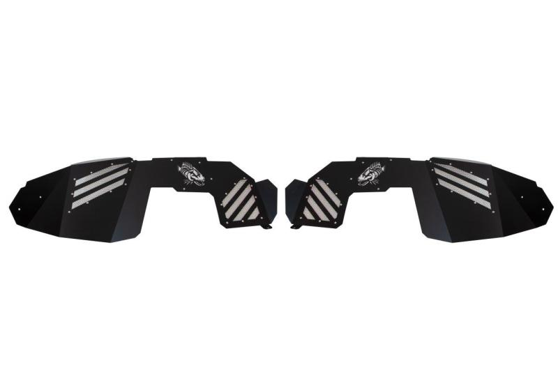 Fishbone Offroad FB33193F 2018+ Jeep Wrangler/Gladiator - Black Powdercoat Front Inner Fenders