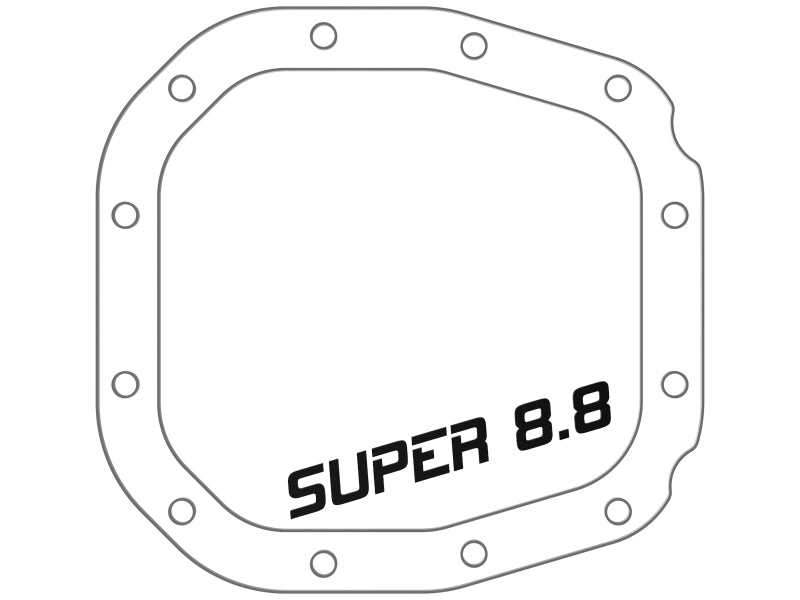 aFe 46-71180B Pro Series Rear Differential Cover Black w/ Fins 15-19 Ford F-150 (w/ Super 8.8 Rear Axles)