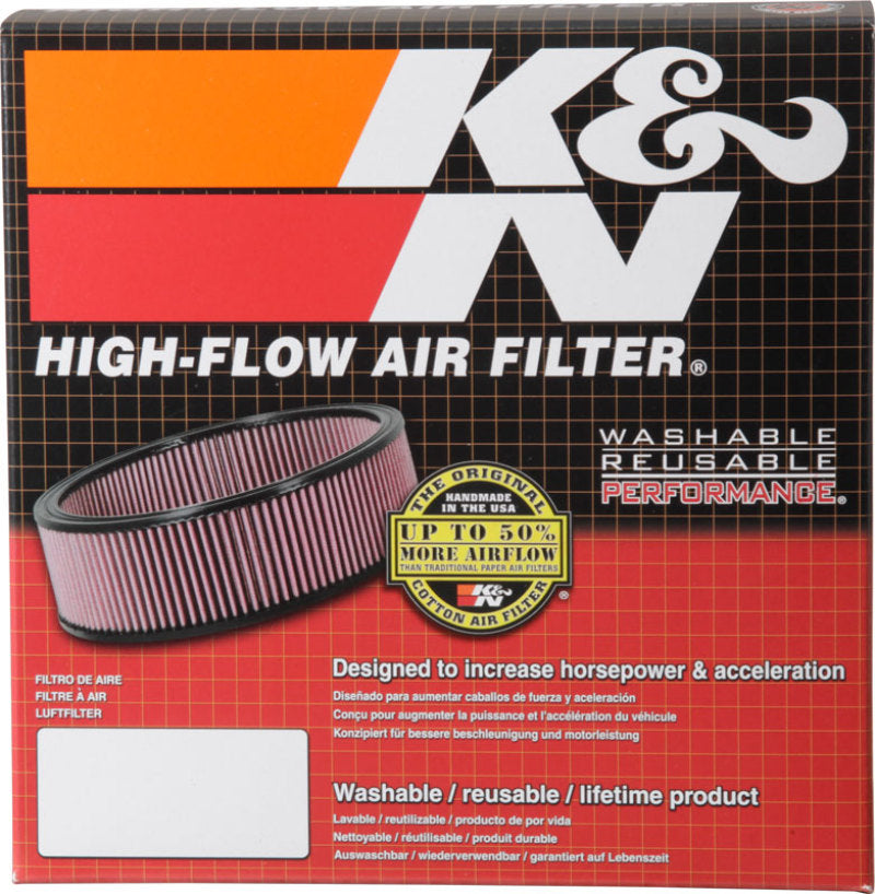 K&N Engineering 60-1120 K&N Custom Round Filter 5-1/8in FLG / 9in OD x 4-1/8in HW/VENT