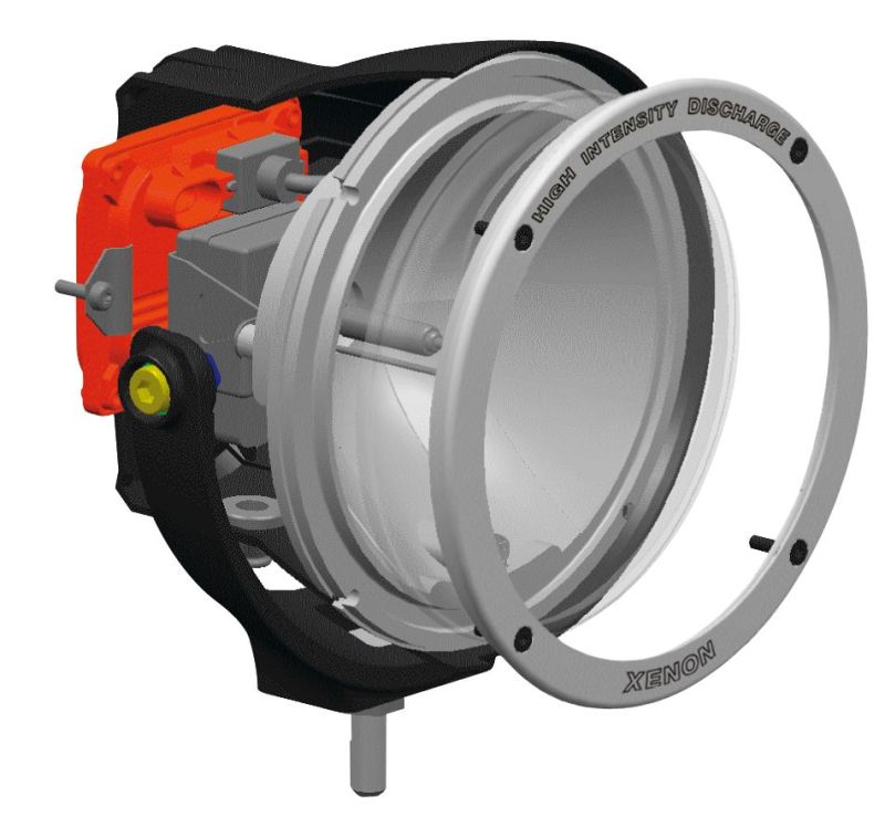 Hella 009094331 Rallye 4000i Xenon Driving Beam Compact - 6.693in Dia 35.0 Watts 12V D1S