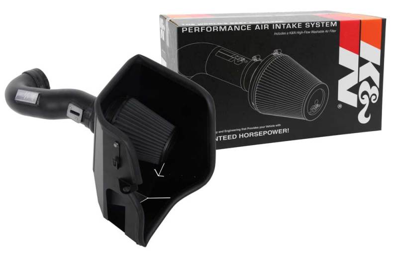 K&N Engineering 71-3110 K&N 2019 Chevrolet Silverado 1500 5.3L V8 Black Performance Intake Kit