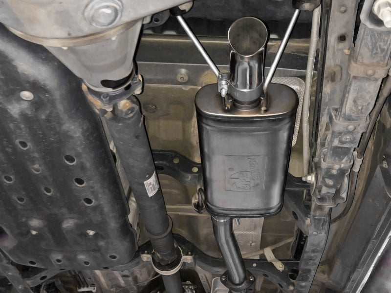 aFe 49-46046 ROCK BASHER 2.5in 409 SS Cat-Back Exhaust - 16-20 Toyota Tacoma L4-2.7L / V6-3.5L