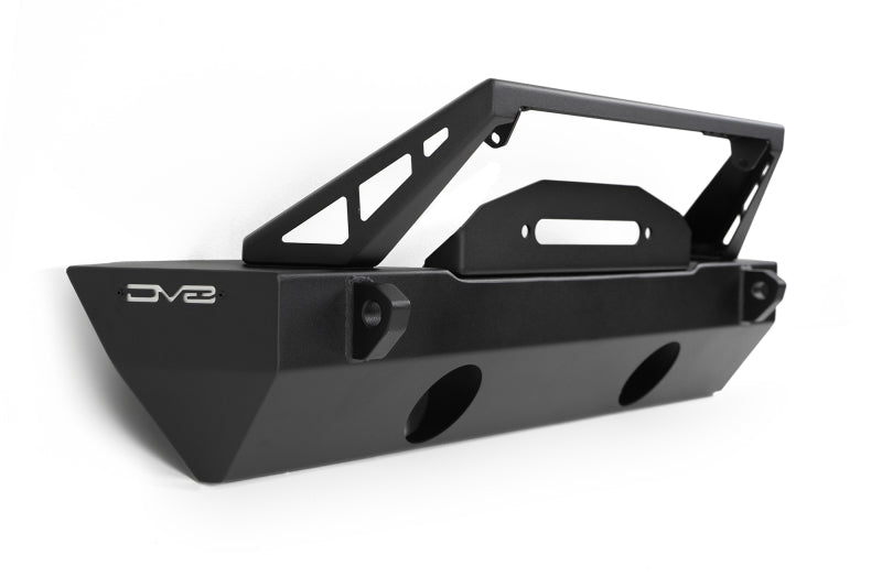 DV8 Offroad FBJL-06 07-23 Jeep Wrangler/Gladiator JT/JK/JL FS-25 Stubby Front Bumper w/Plated Bull Bar