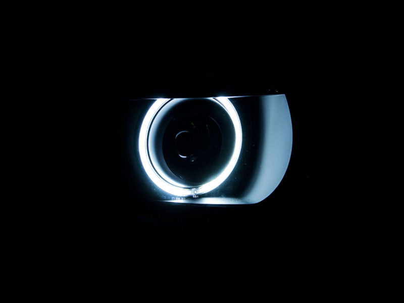 ANZO 121312 2010-2013 Chevrolet Camaro Projector Headlights w/ Halo Black (CCFL)