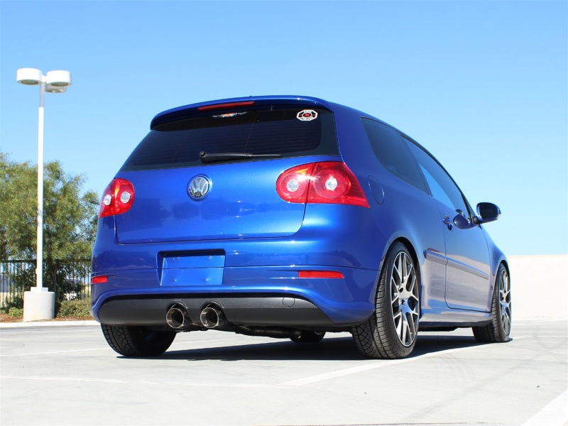 aFe 49-36408-P MACHForce XP 2-1/2in SS-304 Cat-Back Exhausts w/ Polished Dual Tips 2008 VW Golf R32 V6-3.2L MKV