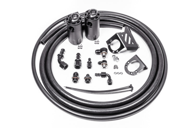 Radium Engineering 20-0840-FL 2016+ Toyota Tacoma Dual Catch Can Kit - Fluid Lock
