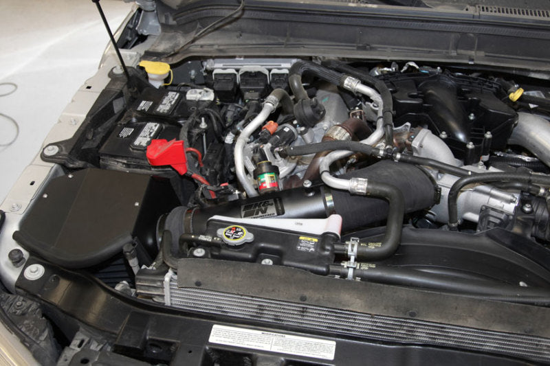 K&N Engineering 71-2582 K&N 11-13 Ford F250/F350/F450/F550 Super Duty 6.7L V8 DSL Black Performance Intake Kit